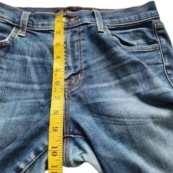 J Brand 620 Mid Rise Super Skinny Jeans in Throne Dark Blue Wash Women's size 28 - Picture 11 of 12